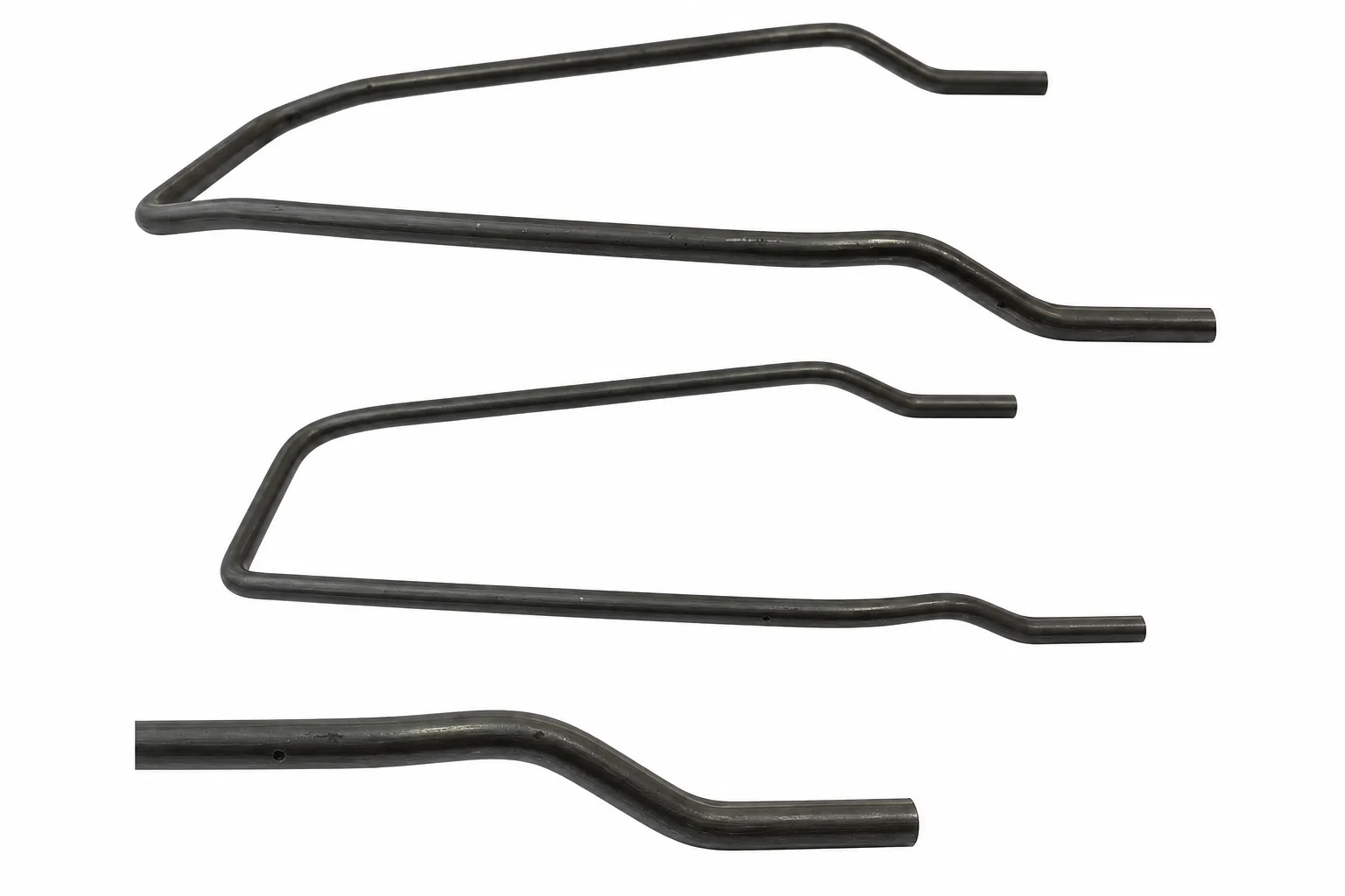 Custom formed wire components in multiple views